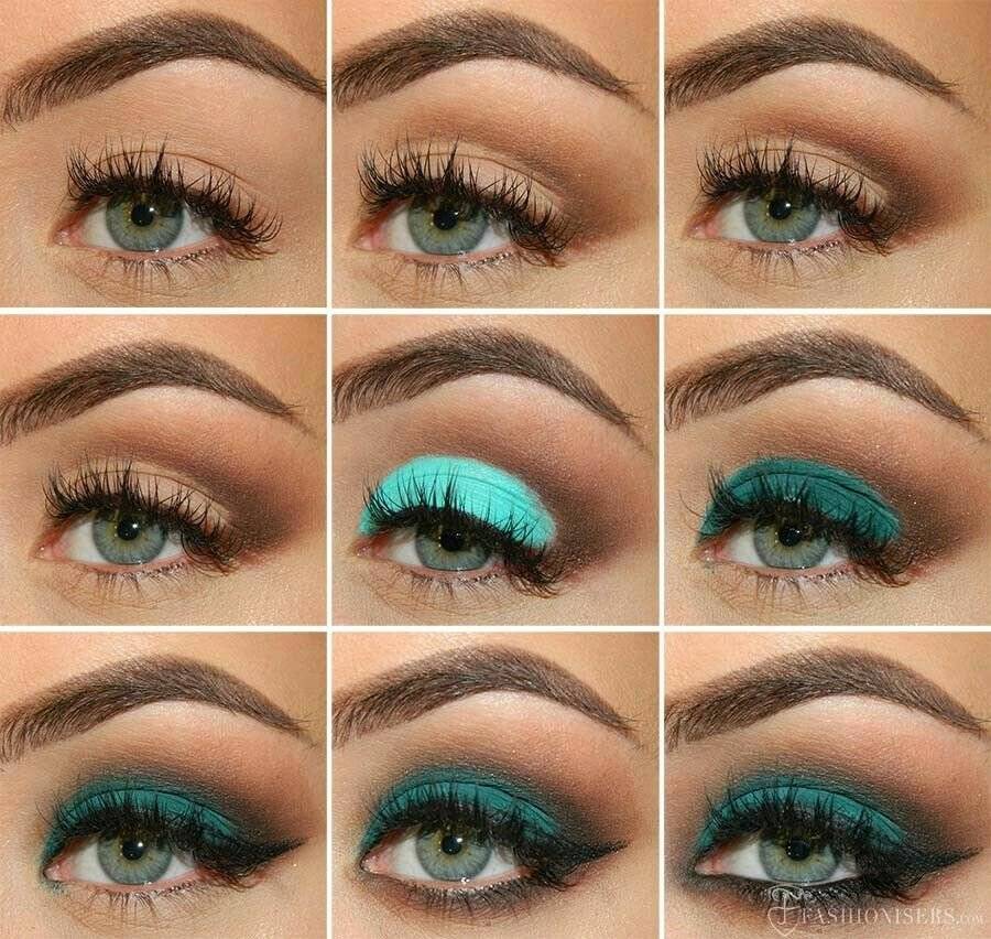 Как красиво накрасить серо-зеленые глаза: дневной и вечерний макияж, тени