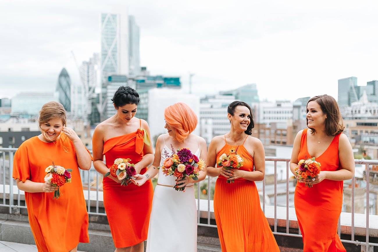 Оранжевая свадьба: меню, оформление, пригласительные