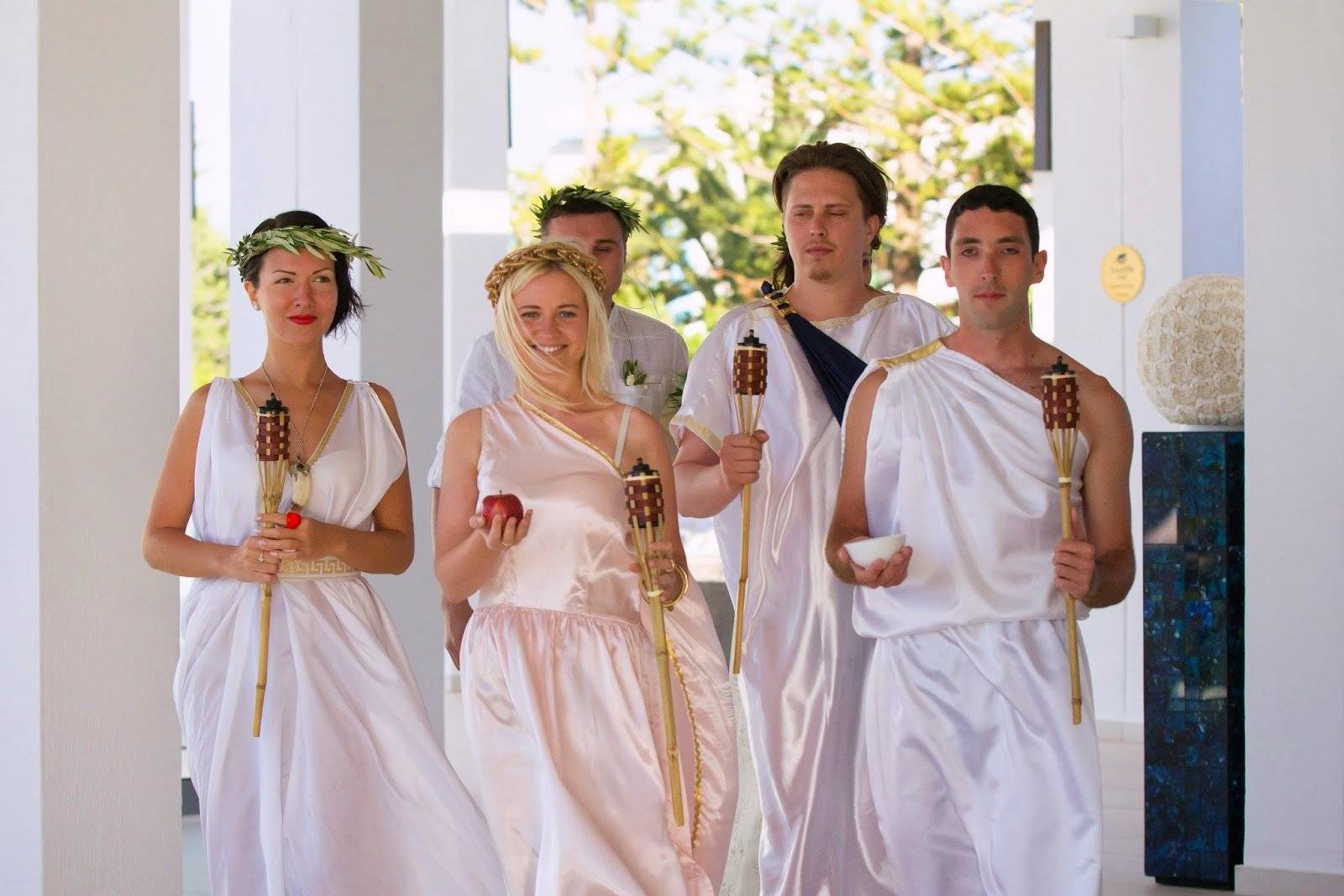 Свадьба в греческом стиле – путешествие в страну античных богов