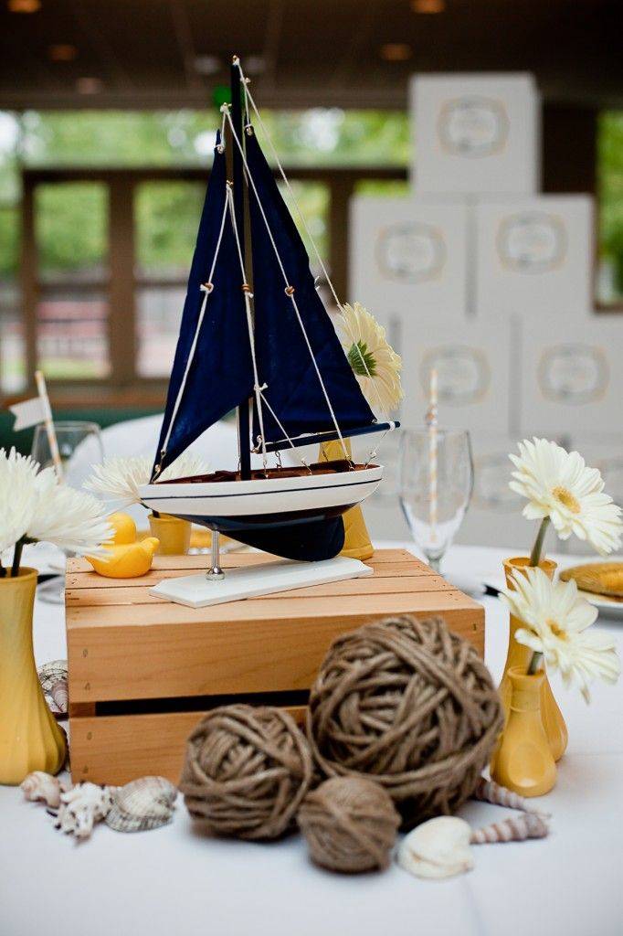 Свадьба в морском стиле - оформление, декор, аксессуары