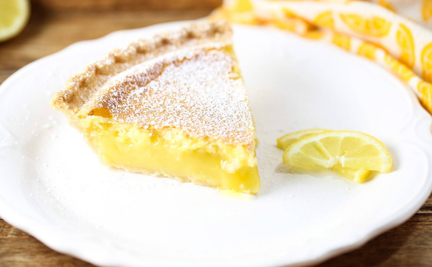 Пирог с лимонной начинкой - 7 рецептов