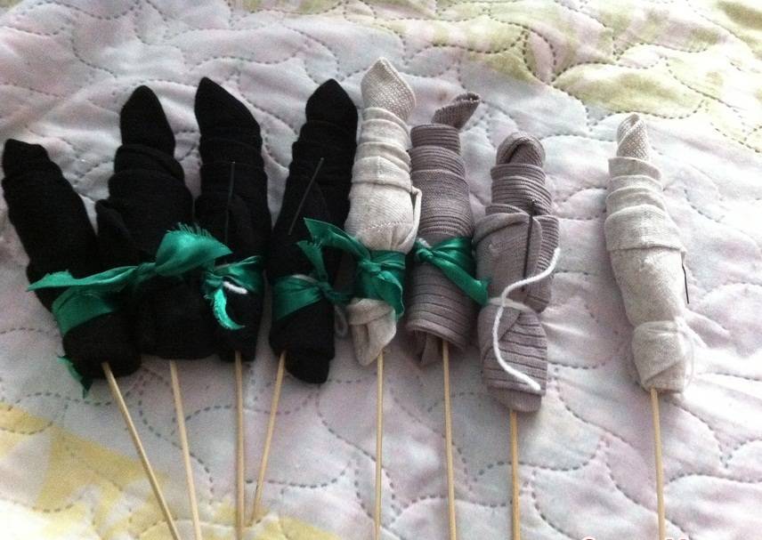 Букеты из трусов и носков — необычные подарки к мужскому празднику