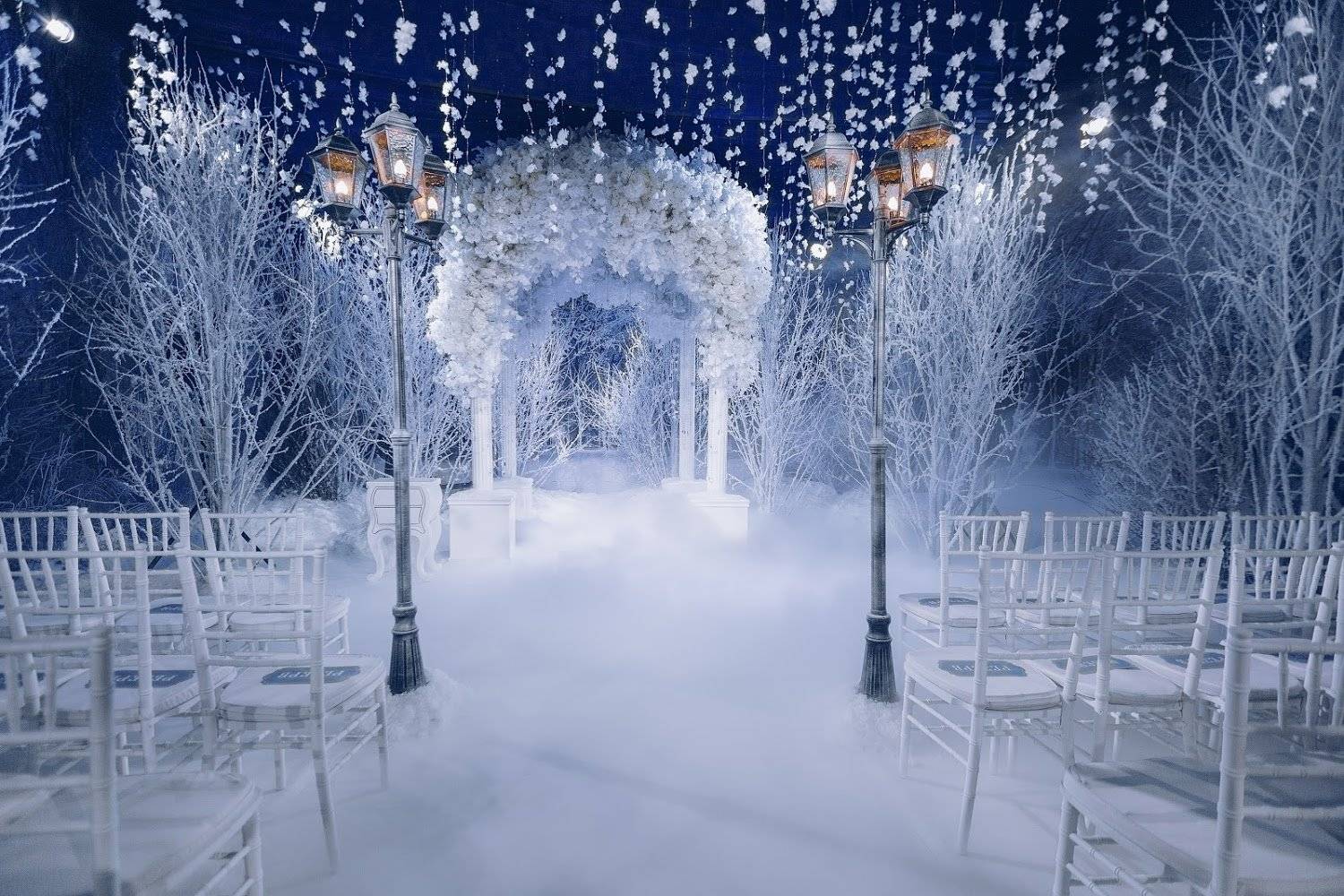 Свадьба зимой: идеи для проведения и оформления торжества, плюсы и минусы зимней свадьбы