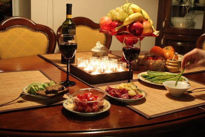 Что приготовить на романтический ужин для двоих быстро и недорого