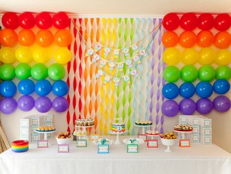 Как украсить комнату на день рождения девочки своими руками быстро и просто, украшениями из бумаги, шаров, в стиле принцесс, на 1 годик, для подростка: идеи, рекомендации, фото