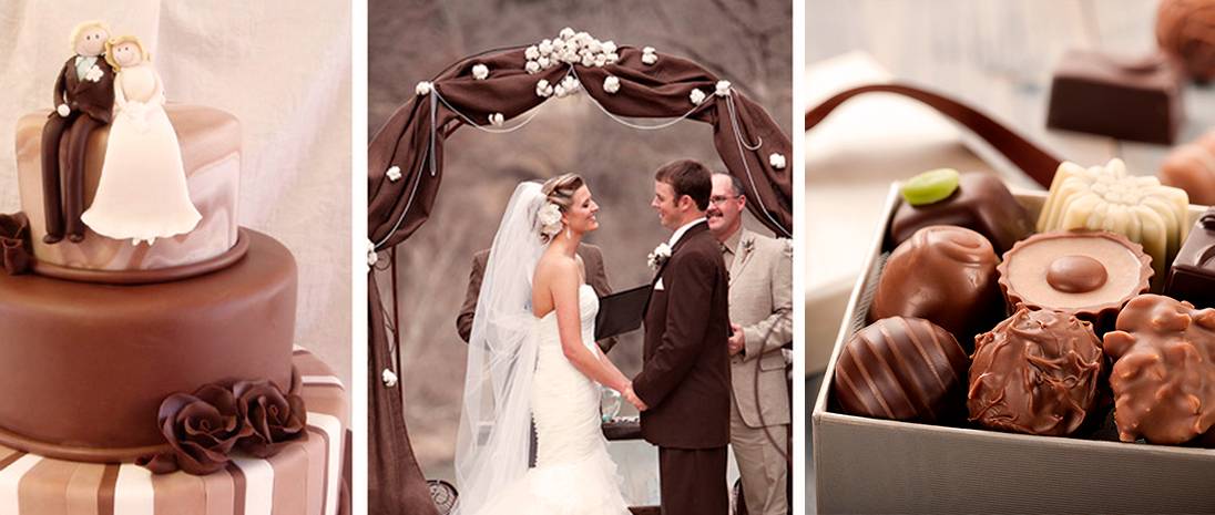 Как оформить свадьбу в шоколадном стиле? советы и идеи