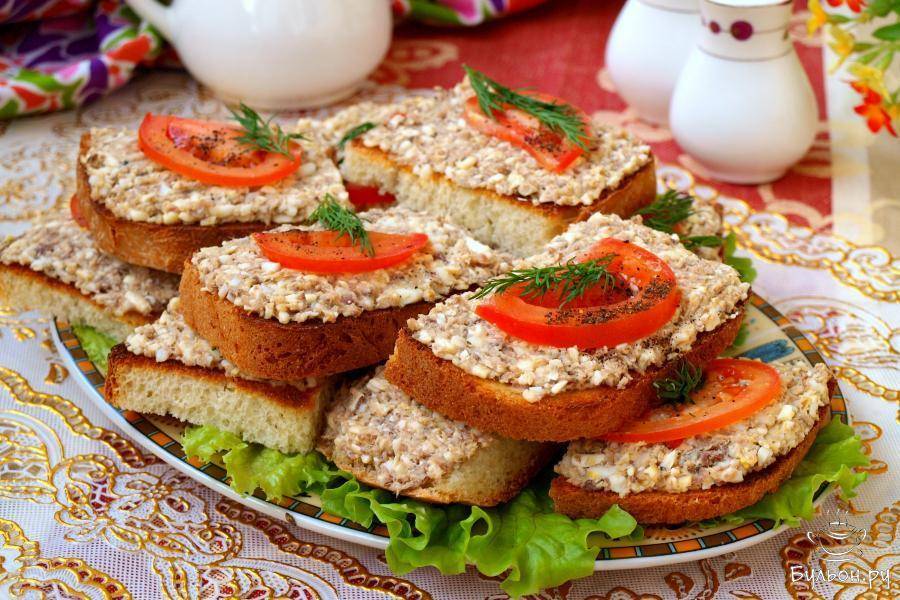 Простые и вкусные бутерброды на праздничный стол пошаговые рецепты с фото от марины выходцевой