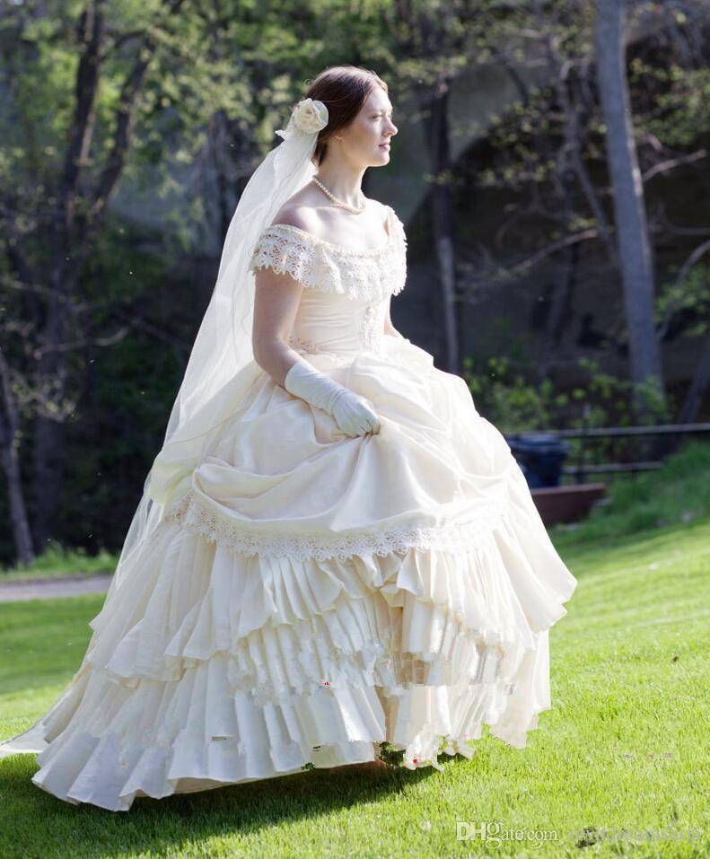 20 свадебных платьев в викторианском стиле