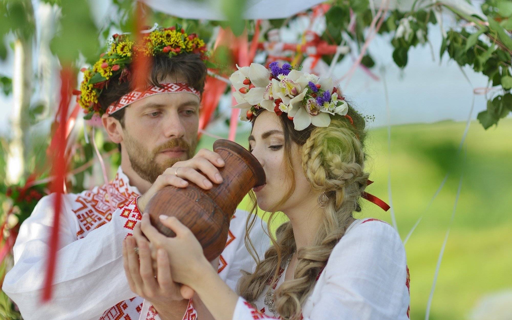 Свадьба в русском стиле: фото и советы