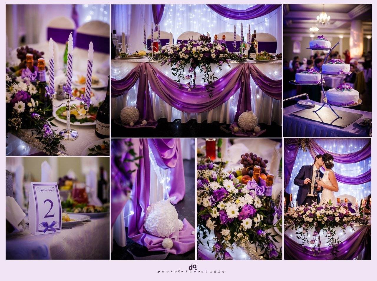 ᐉ фиолетовая свадьба, оформление свадьбы в сиреневых тонах
