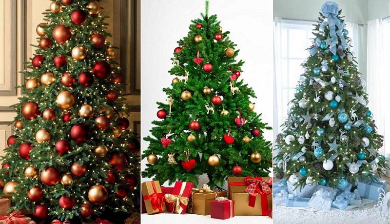 Варианты украшения новогодней елки в 2023 году: красивые идеи