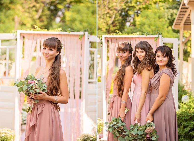 Прически на свадьбу: укладки на длинные, средние и короткие волосы; укладки для мамы невесты и ее подруг