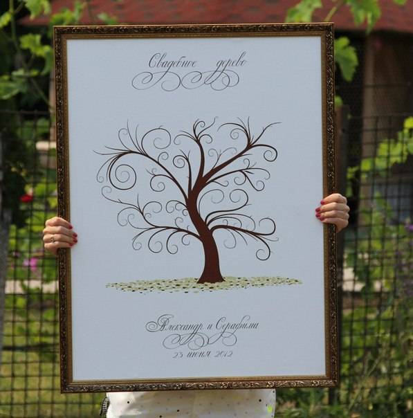 Дерево пожеланий на свадьбу - стильный атрибут церемонии