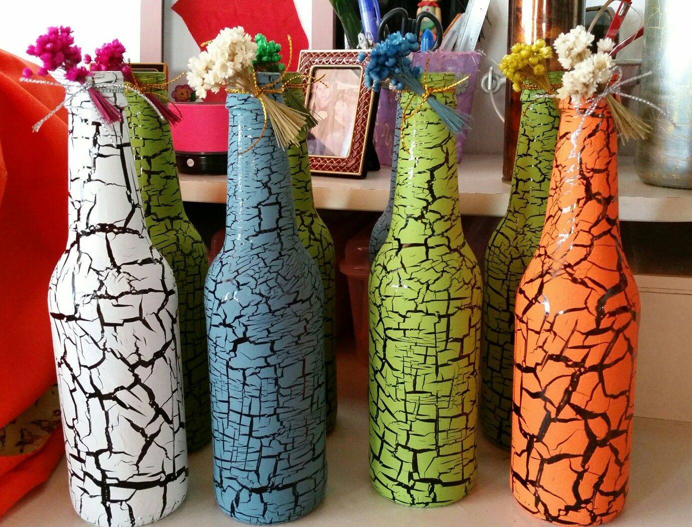 Декорирование бутылок своими руками и подручными средствами, фото :: syl.ru