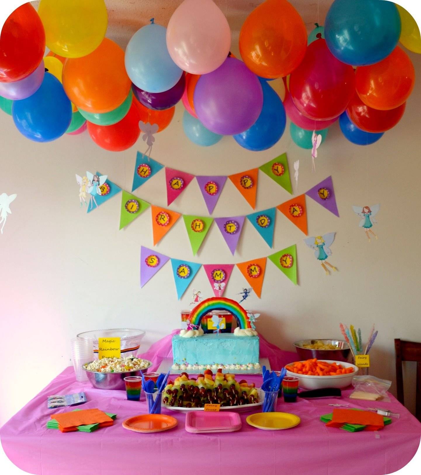 Как украсить комнату на день рождения своими руками, украшение комнаты на день рождения ребенка