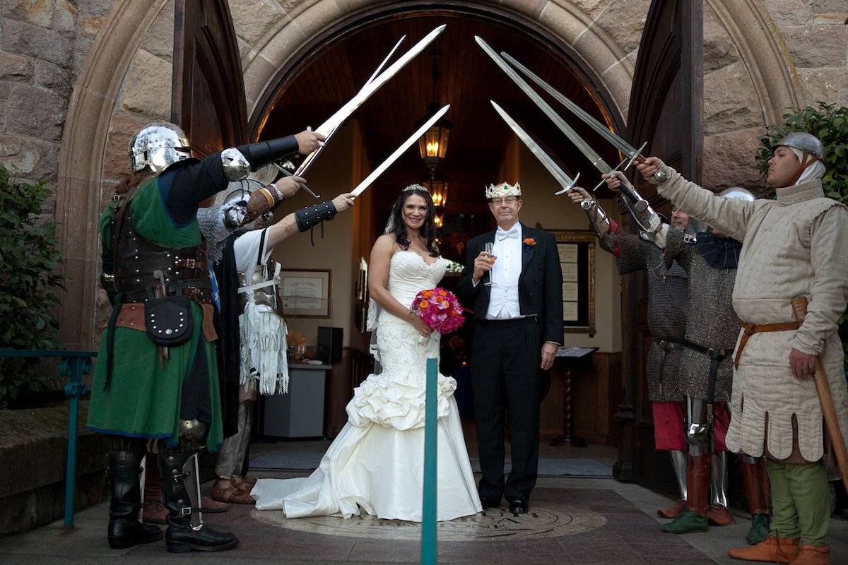Свадьба в стиле средневековья - почувствуйте себя героем фильма