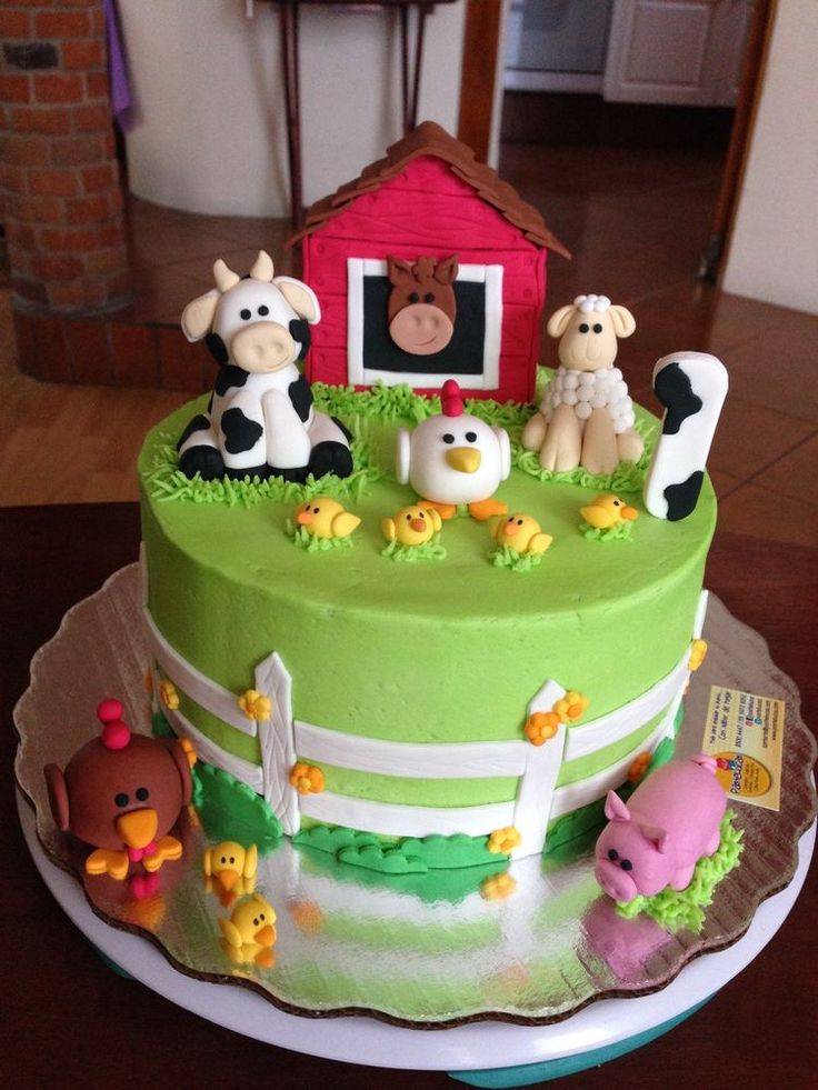 Детский день рождения в стиле “ферма”