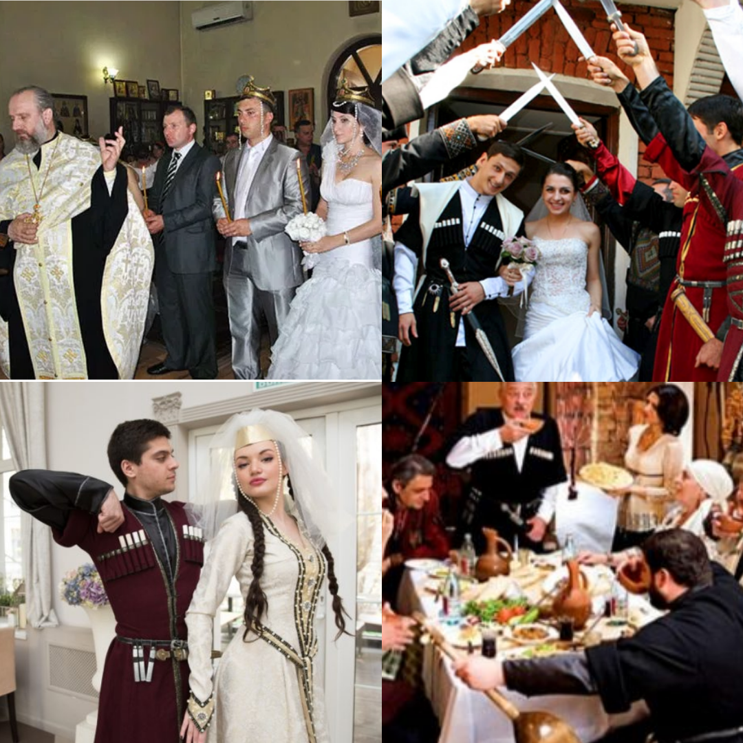 Грузинская свадьба: традиции и обычаи сватовства и венчания