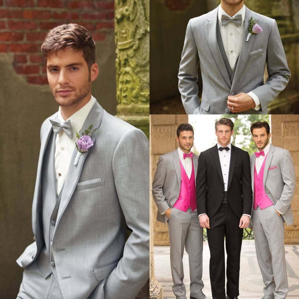 Синий свадебный костюм – выбор ярких и креативных мужчин