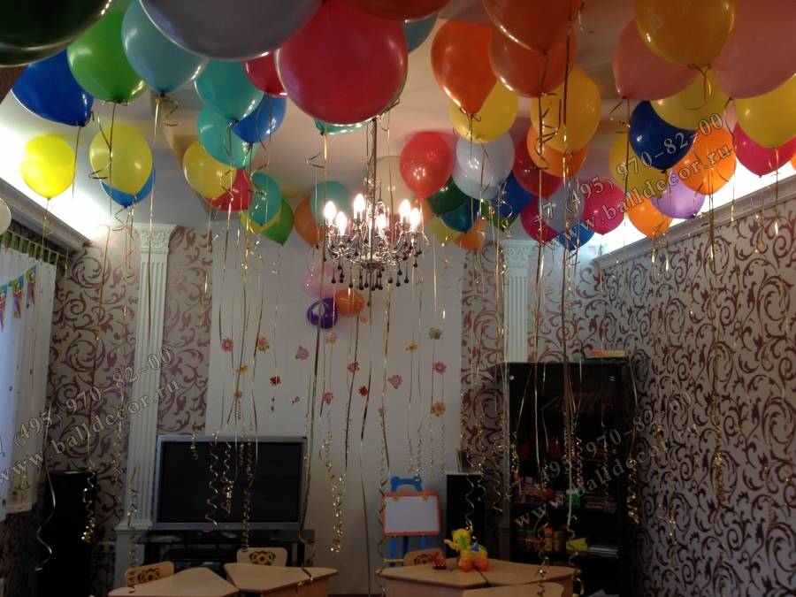 Как украсить комнату на день рождения  - zewa