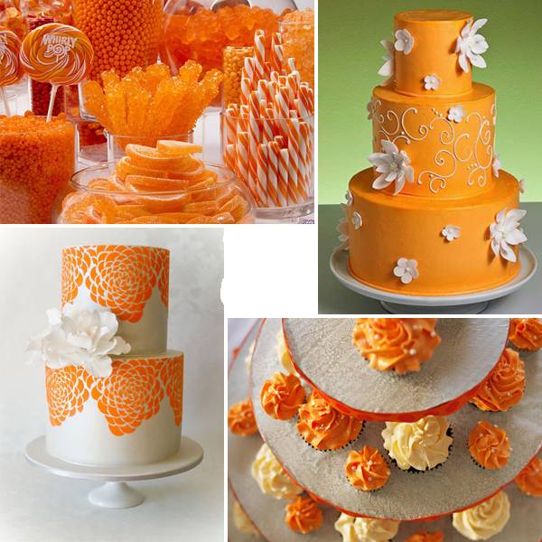 Оранжевая свадьба: оформление своими руками, фото