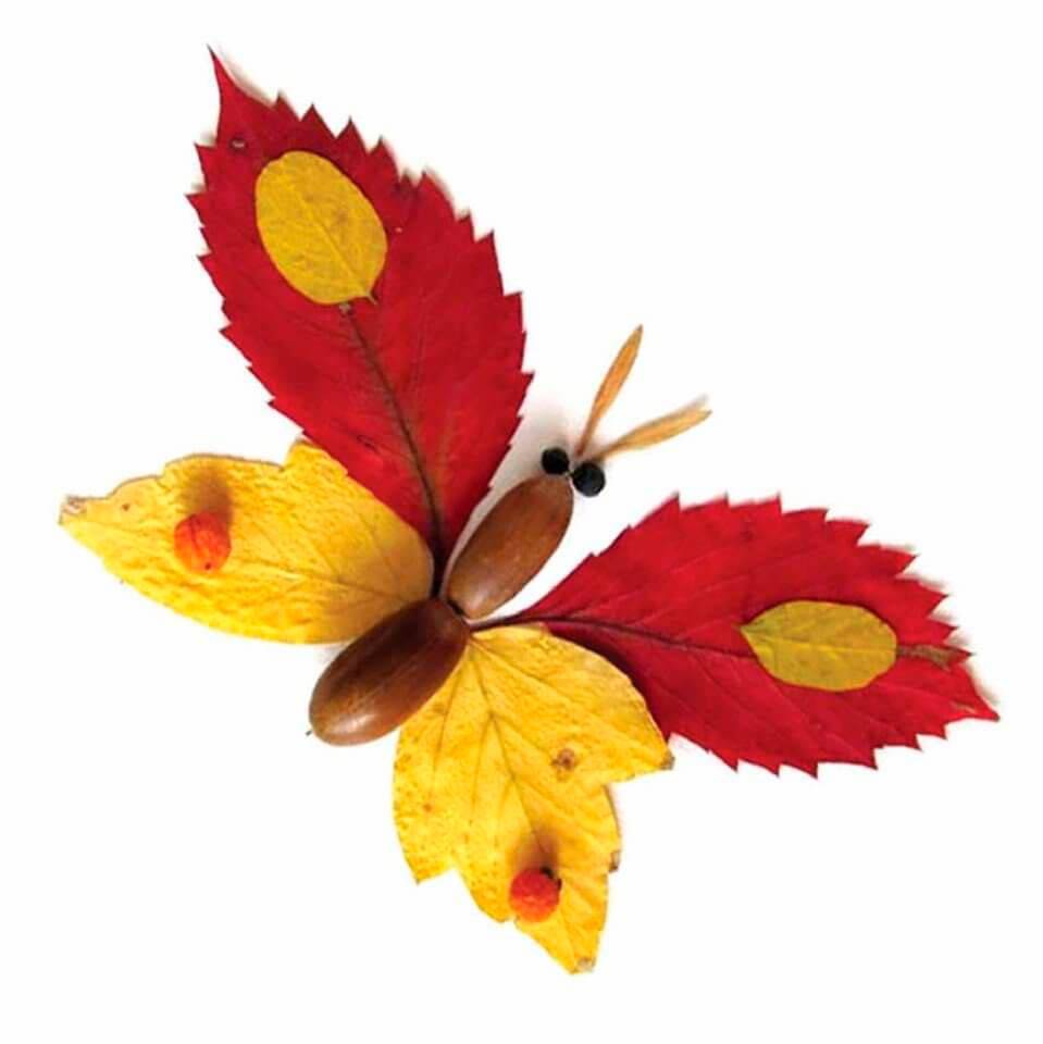 Осенние поделки из листьев - 135 фото и видео инструкция создания красивых поделок