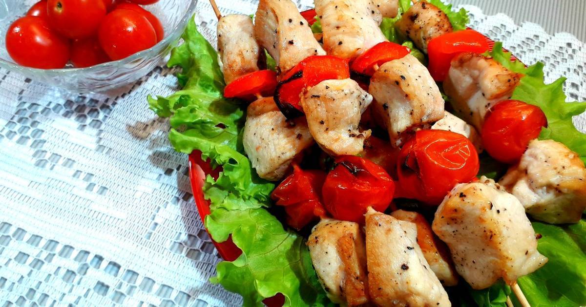 Шашлык на шпажках в духовке из курицы – 6 рецептов, как приготовить домашний мини-шашлык