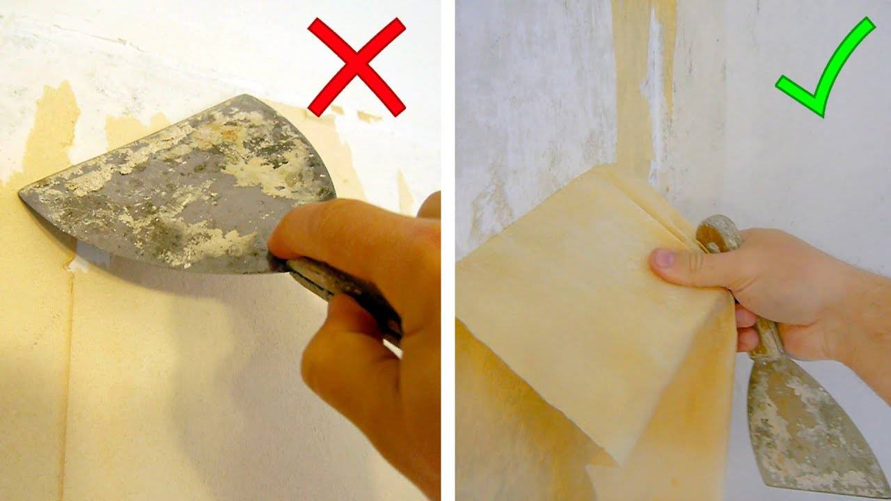 Как снять старые обои без лишних усилий: способы быстрой очистки от флизелиновых и бумажных изделий (видео)
