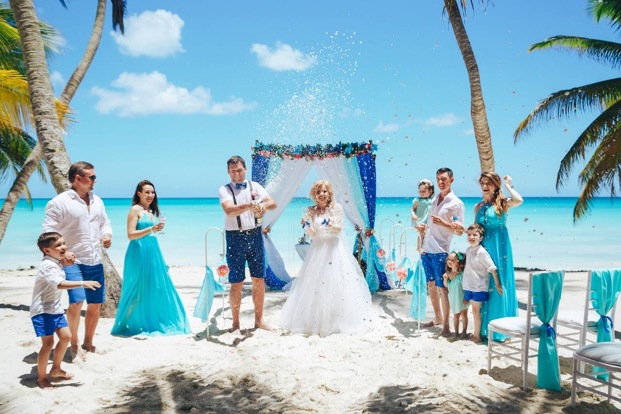 Свадьба в морском стиле (фото)
