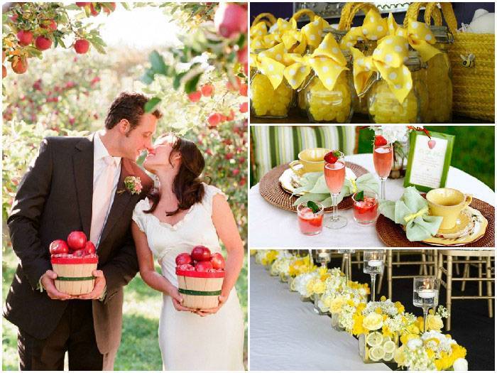 Важные советы по организации фруктовой свадьбы