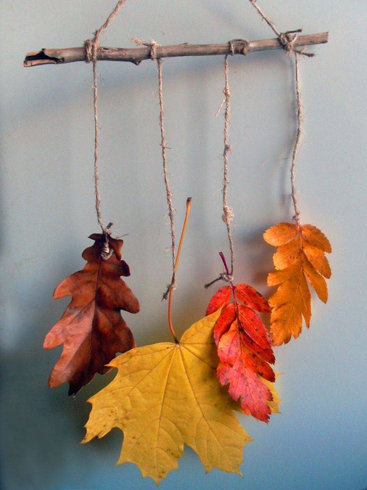 Осенние поделки из листьев