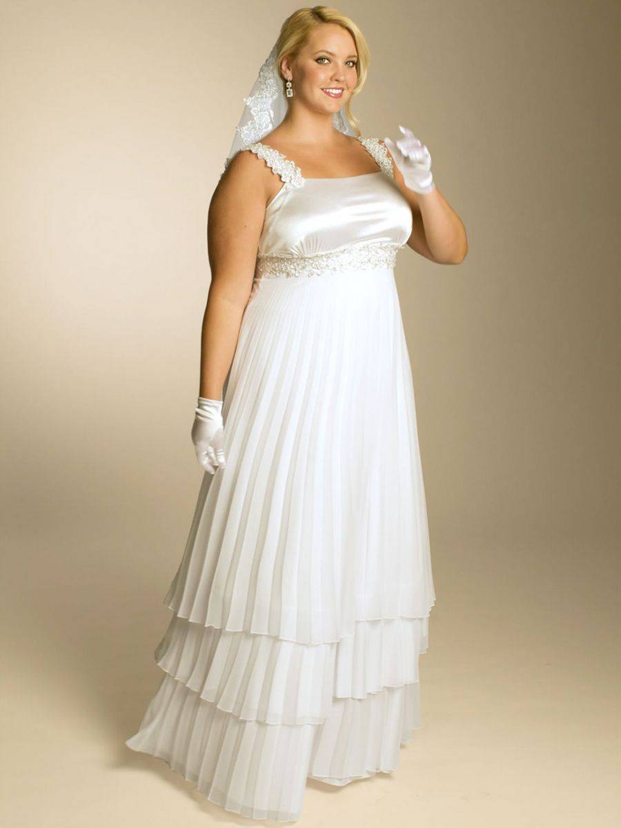 Свадебные платья для полных девушек: красивые и пышные на фото + видео