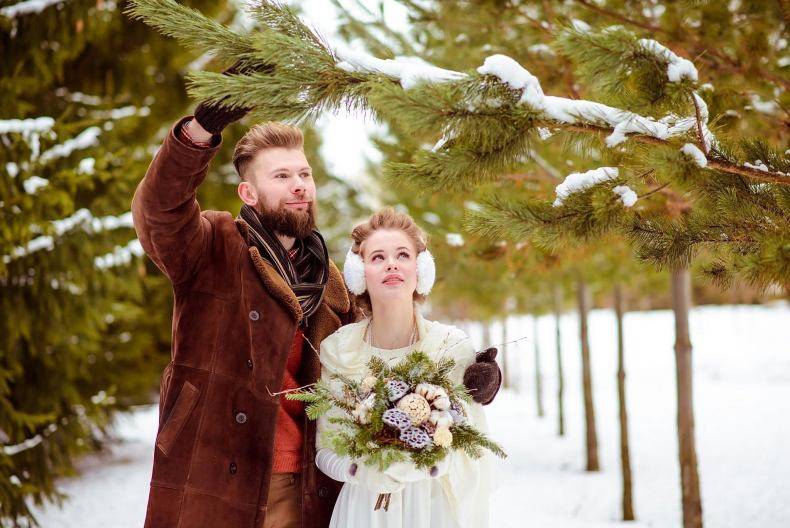 Какие цвета выбрать для зимней свадьбы: 13 идеальных сочетаний