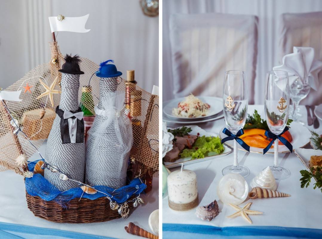 Свадьба в морском стиле: декорирование и примеры оформления зала