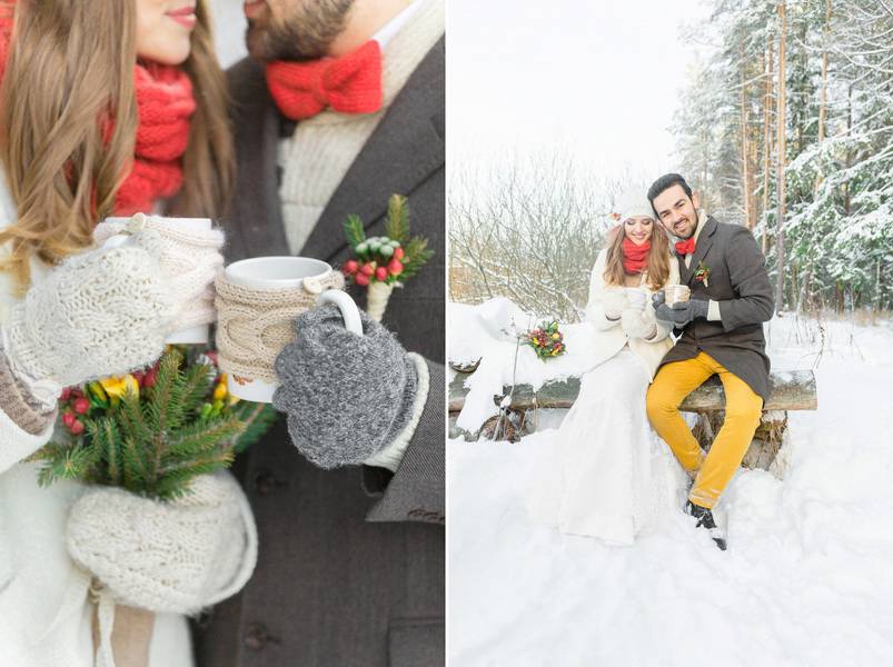 Свадьба зимой: плюсы и минусы | модный блог салона будуар