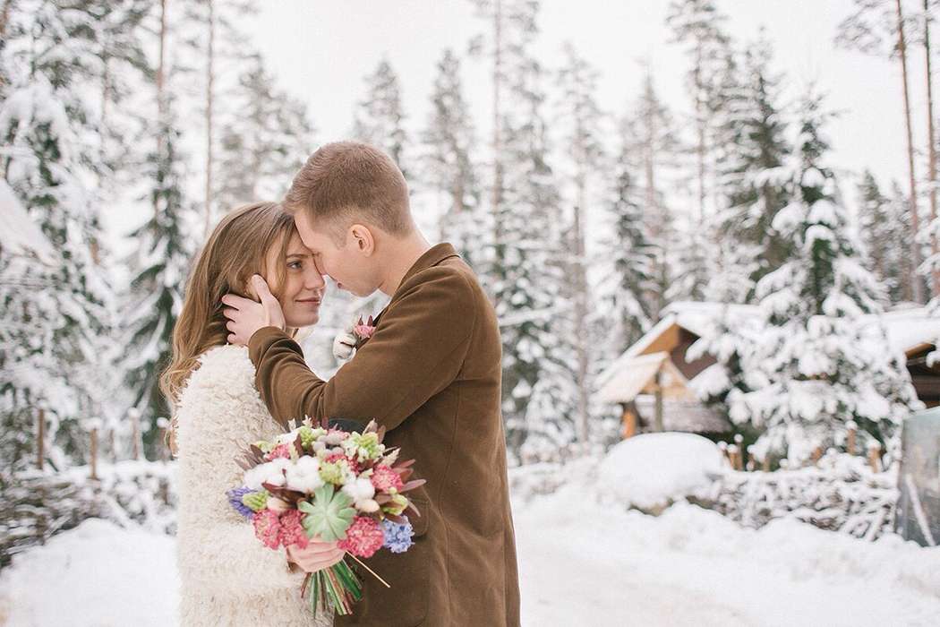 Идеи для зимней свадебной фотосессии - svadba-land - лучший сайт для невест, женихов и их родителей