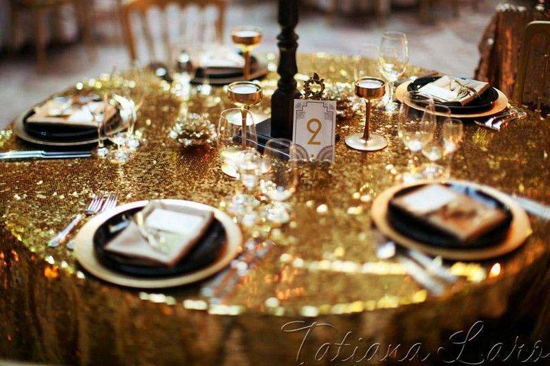Идеи свадьбы в золотом цвете. фото оформления и значение стиля
