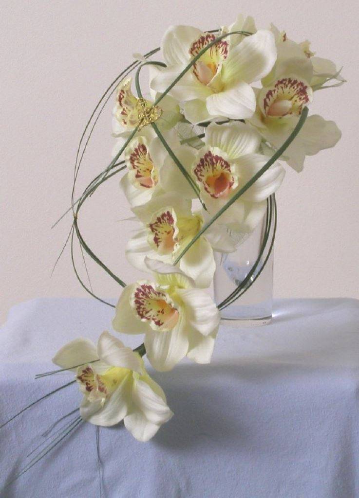 Свадебный букет из орхидей своими руками – это возможно
