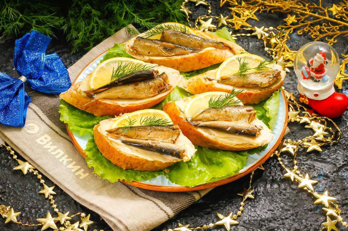 Бутерброды на новый год 2021 – простые и быстрые вкусные рецепты