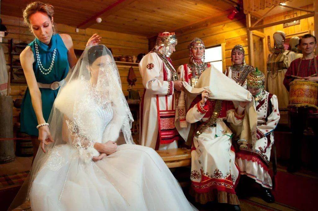 Обряд прощания с фатой невесты