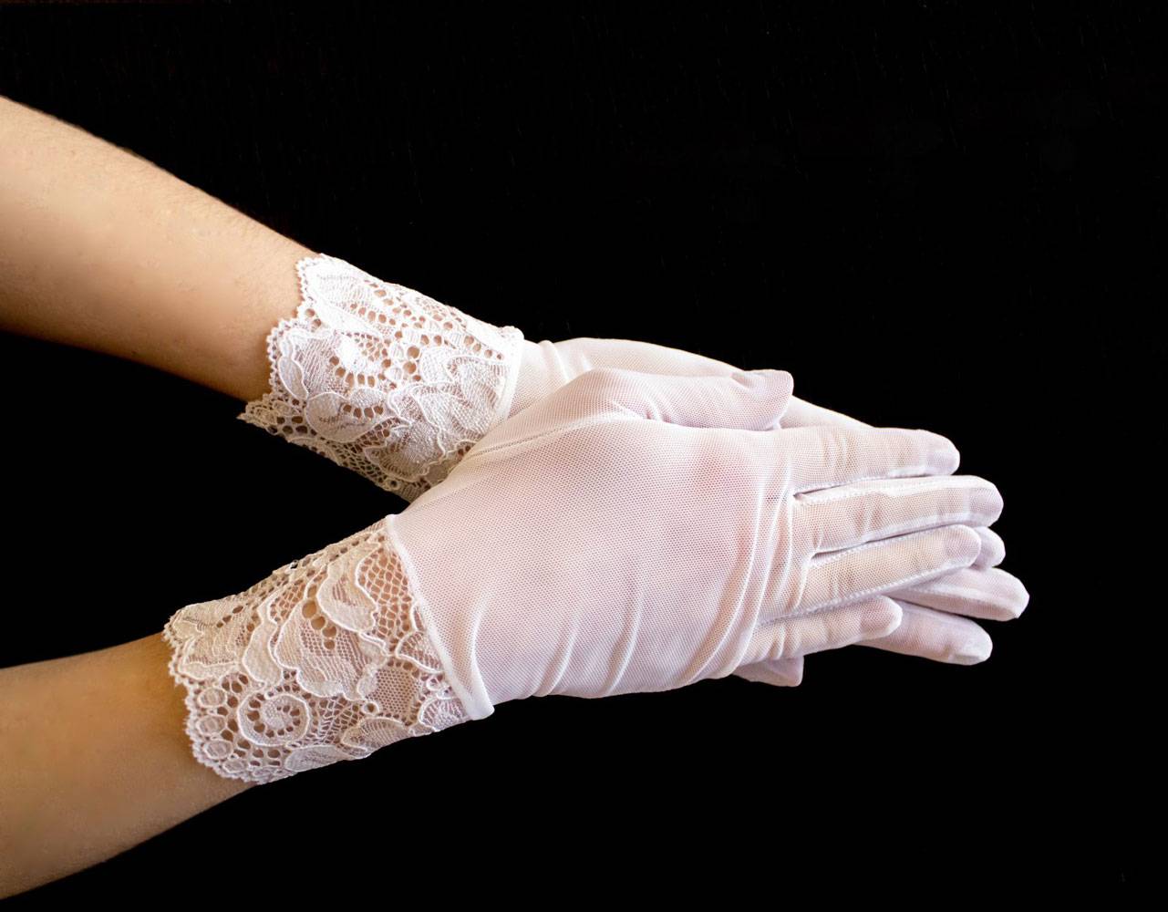 Как называются свадебные перчатки без пальцев, как выбрать и сшить
