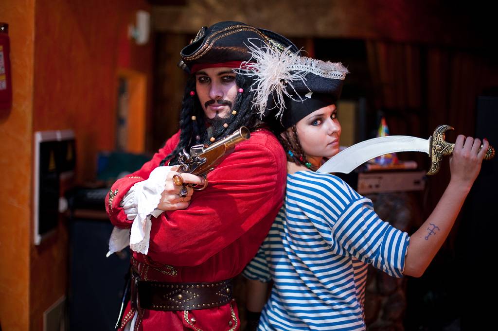Пиратская вечеринка с капитаном джеком воробьем!
