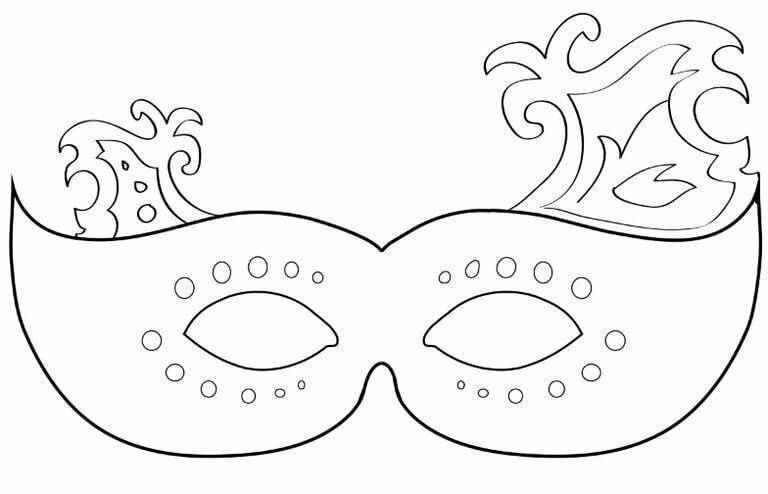 Новогодние маски 2022 своими руками: шаблоны для распечатки